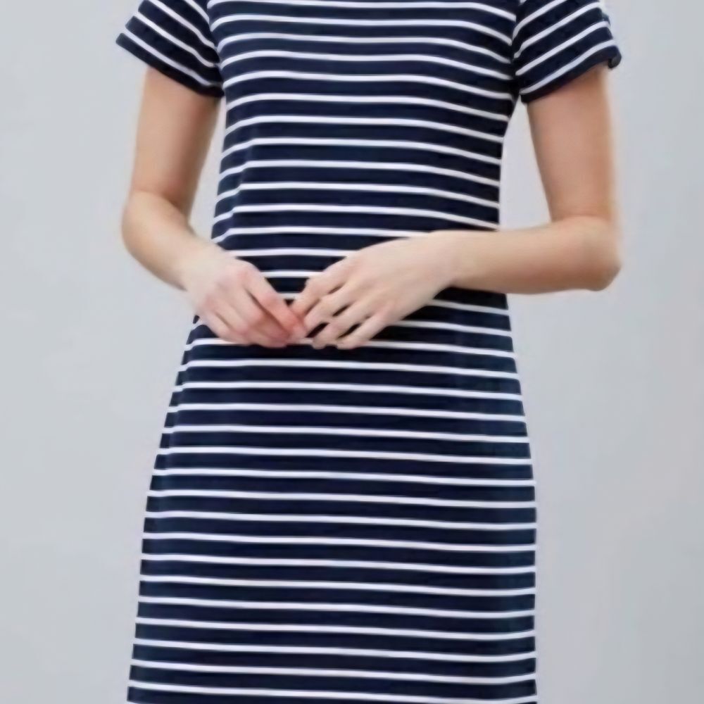 Navy Striped Joules Rivera Jersey Dress – US 2
